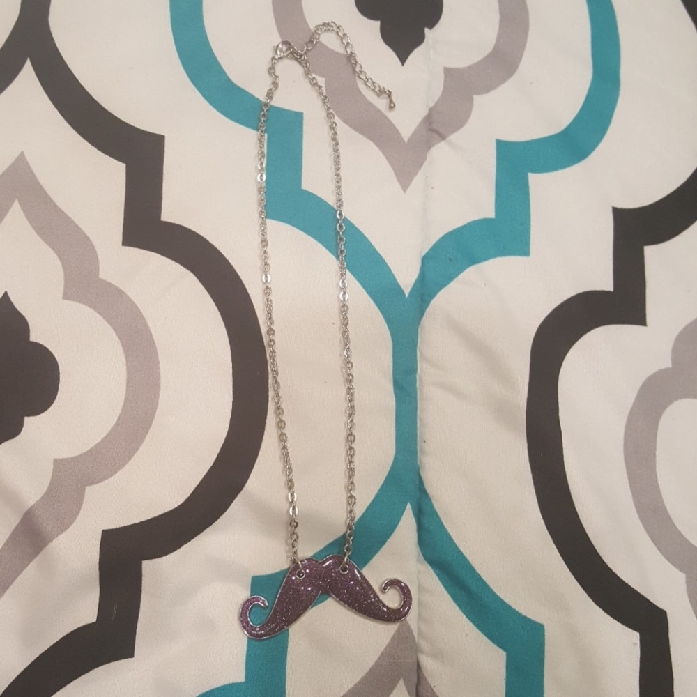 Mustache necklace
